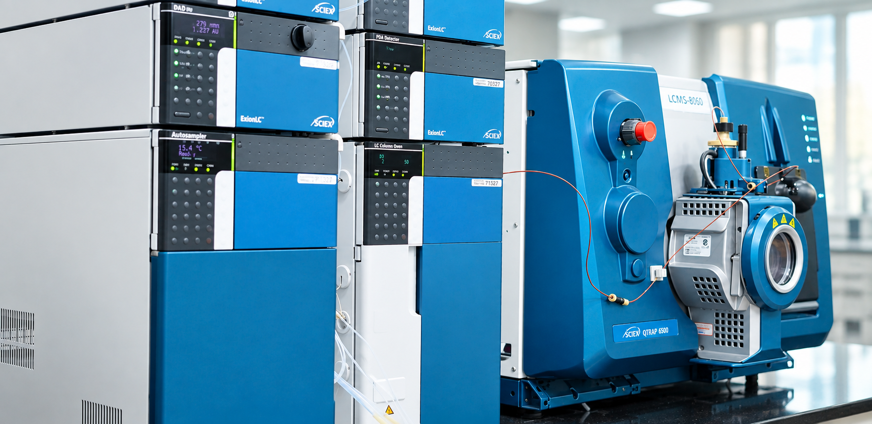 LC-MS equipment in the Clearsynth quality control laboratory
