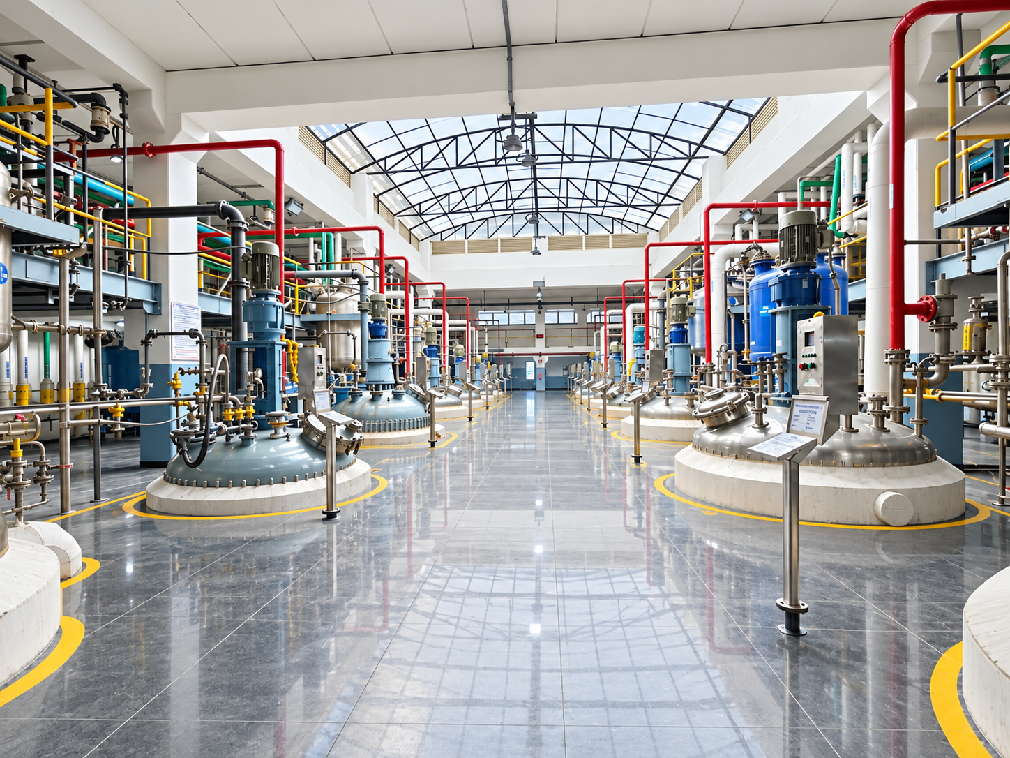 Clearsynth reactor hall used for process work